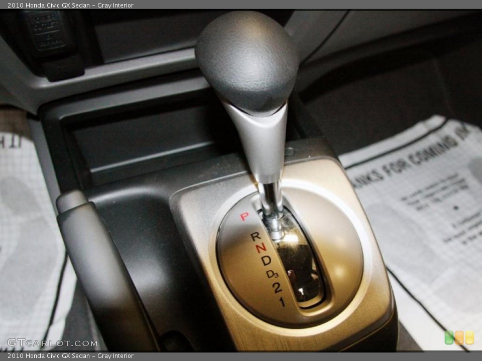 Gray Interior Transmission for the 2010 Honda Civic GX Sedan #49522415