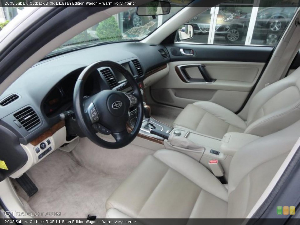 Warm Ivory Interior Photo for the 2008 Subaru Outback 3.0R L.L.Bean Edition Wagon #49523819