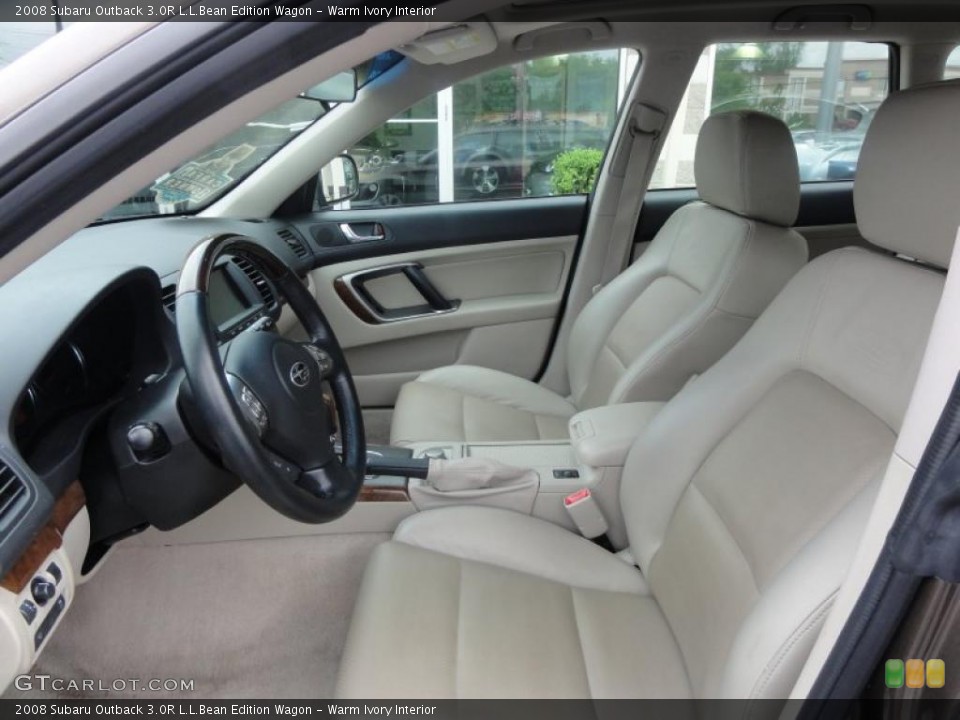 Warm Ivory Interior Photo for the 2008 Subaru Outback 3.0R L.L.Bean Edition Wagon #49523837