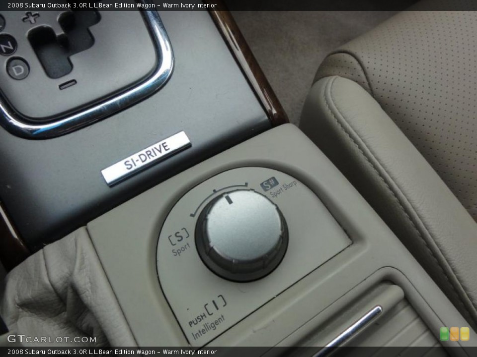 Warm Ivory Interior Controls for the 2008 Subaru Outback 3.0R L.L.Bean Edition Wagon #49524188