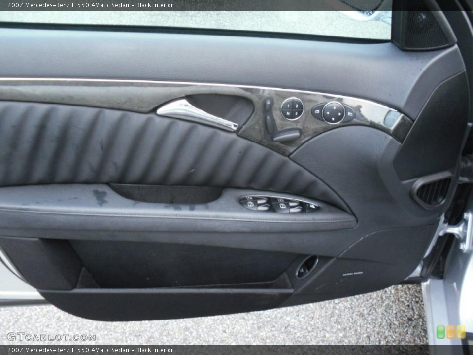 Black Interior Door Panel for the 2007 Mercedes-Benz E 550 4Matic Sedan #49532816