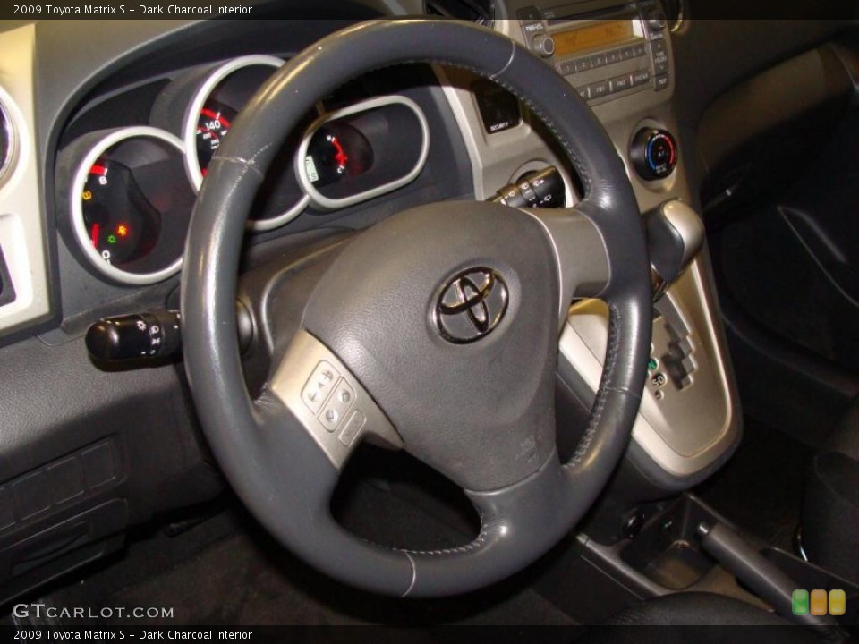 Dark Charcoal Interior Steering Wheel for the 2009 Toyota Matrix S #49533044