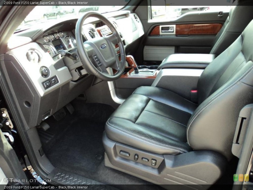 Black/Black Interior Photo for the 2009 Ford F150 Lariat SuperCab #49533725