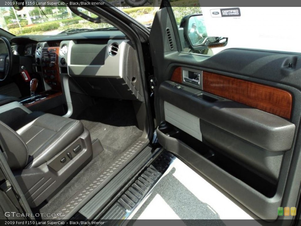 Black/Black Interior Photo for the 2009 Ford F150 Lariat SuperCab #49533786