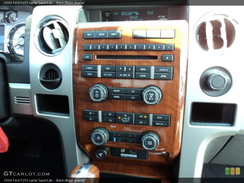 Black/Black Interior Controls for the 2009 Ford F150 Lariat SuperCab #49533842