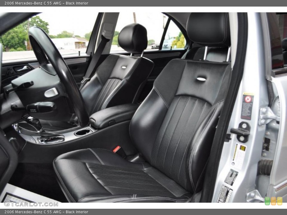 Black Interior Photo for the 2006 Mercedes-Benz C 55 AMG #49535600