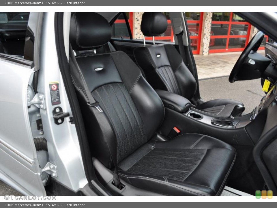 Black Interior Photo for the 2006 Mercedes-Benz C 55 AMG #49535693