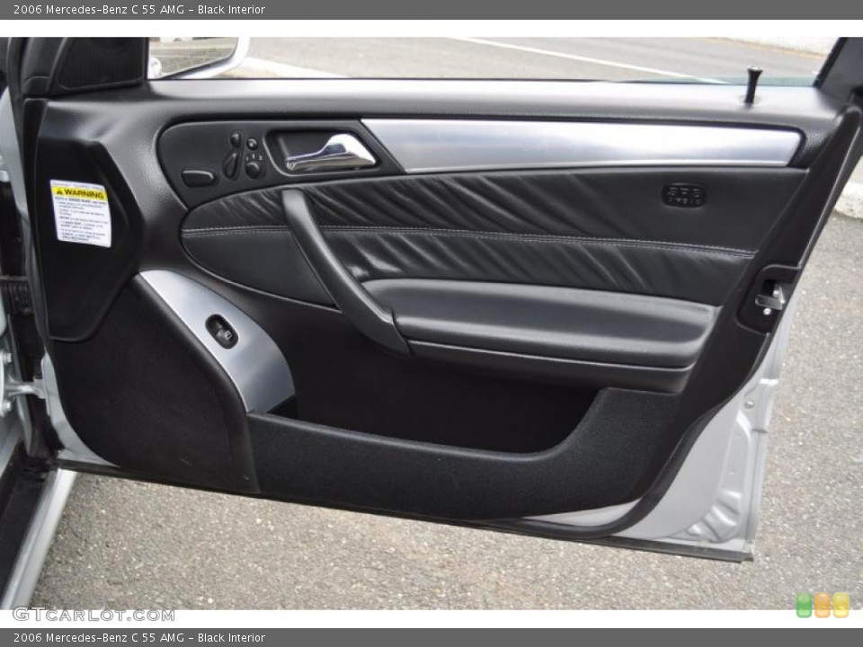 Black Interior Door Panel for the 2006 Mercedes-Benz C 55 AMG #49535723