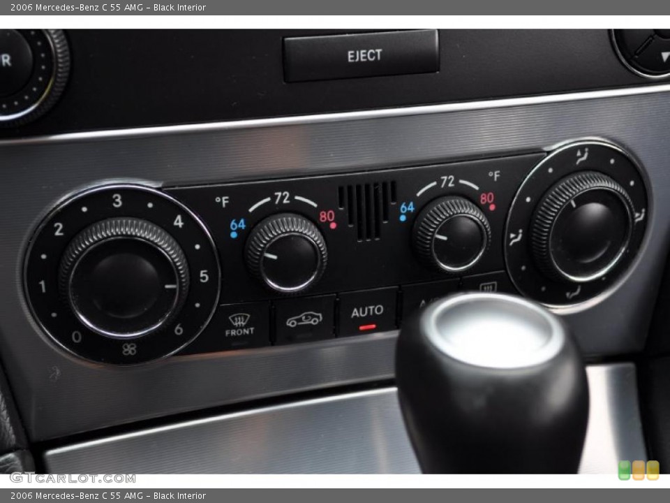 Black Interior Controls for the 2006 Mercedes-Benz C 55 AMG #49535864