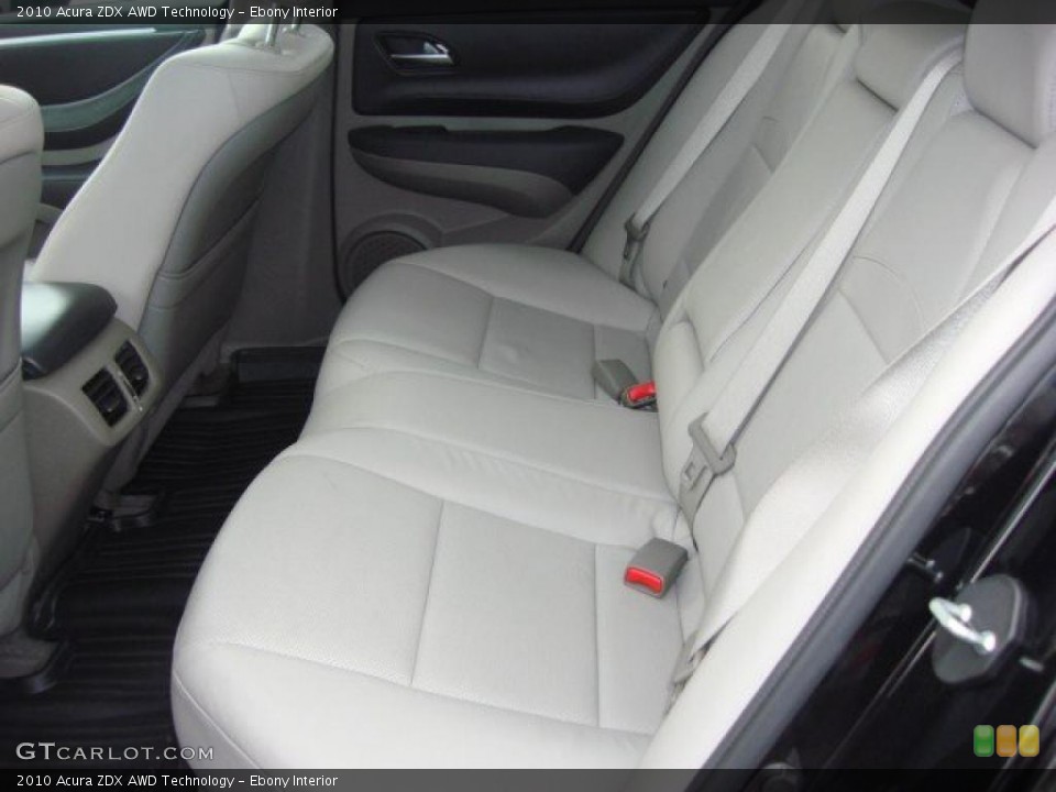 Ebony Interior Photo for the 2010 Acura ZDX AWD Technology #49536542