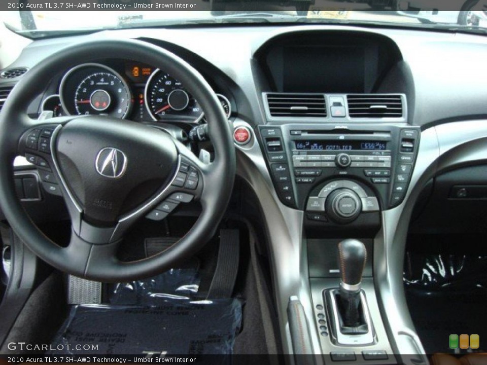 Umber Brown Interior Dashboard for the 2010 Acura TL 3.7 SH-AWD Technology #49537658