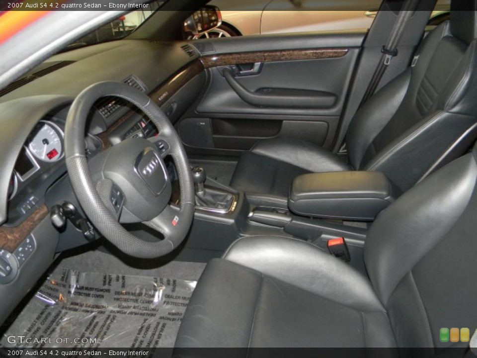 Ebony Interior Photo for the 2007 Audi S4 4.2 quattro Sedan #49541948