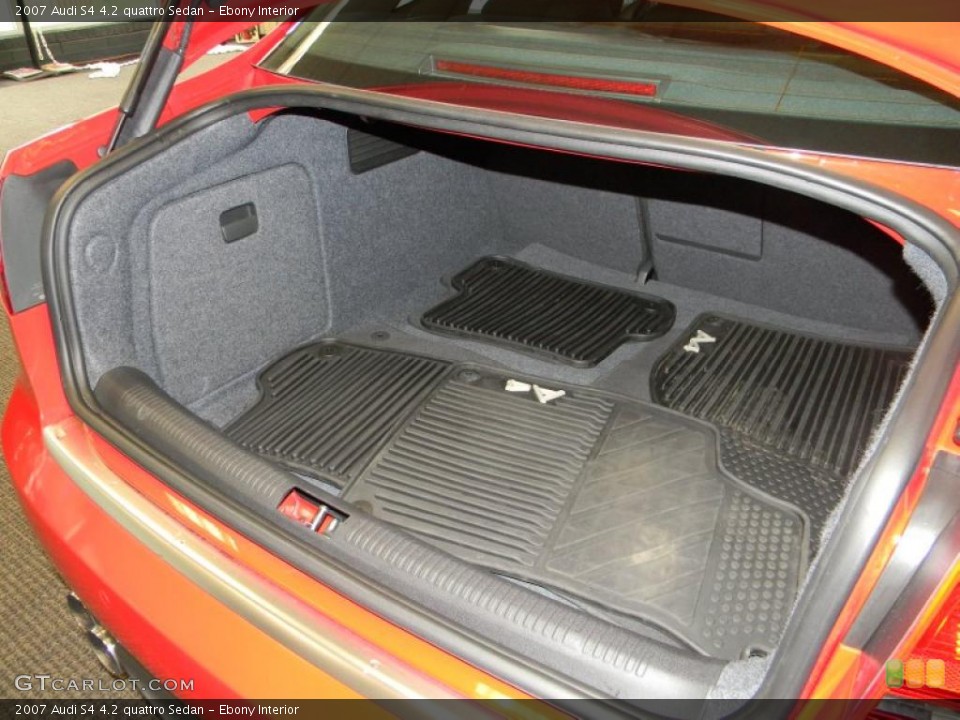 Ebony Interior Trunk for the 2007 Audi S4 4.2 quattro Sedan #49542110