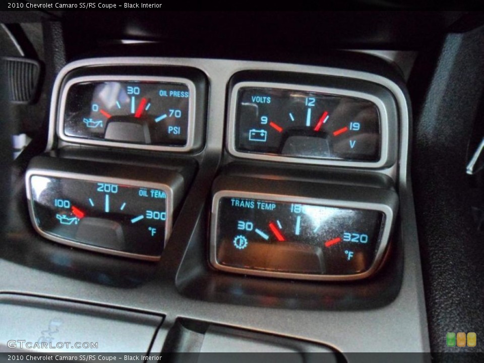 Black Interior Gauges for the 2010 Chevrolet Camaro SS/RS Coupe #49543355