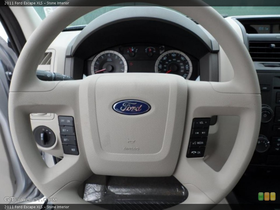 Stone Interior Steering Wheel for the 2011 Ford Escape XLS #49545173