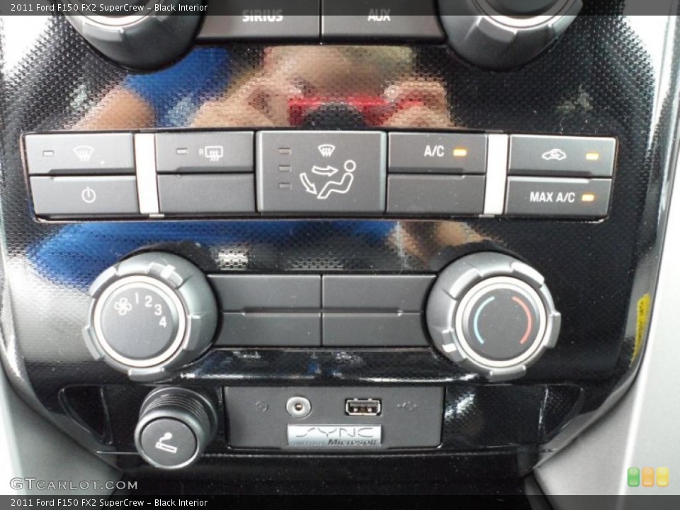 Black Interior Controls for the 2011 Ford F150 FX2 SuperCrew #49546073