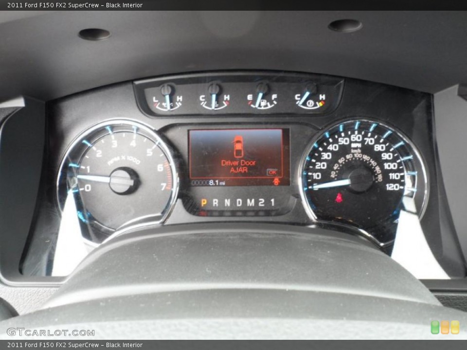 Black Interior Gauges for the 2011 Ford F150 FX2 SuperCrew #49546151