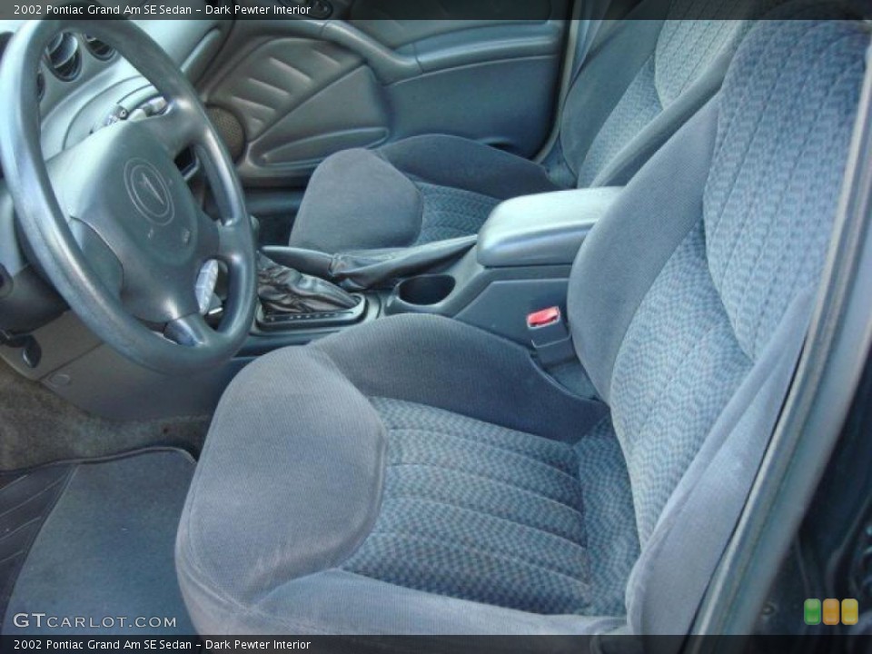 Dark Pewter Interior Photo for the 2002 Pontiac Grand Am SE Sedan #49546319
