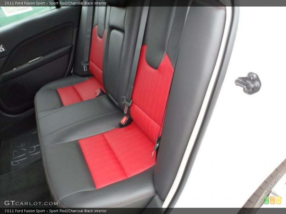 Sport Red/Charcoal Black Interior Photo for the 2011 Ford Fusion Sport #49548095