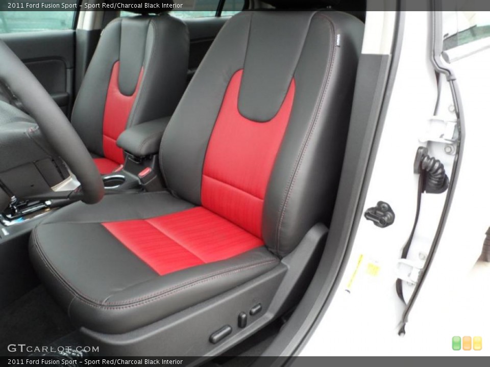 Sport Red/Charcoal Black Interior Photo for the 2011 Ford Fusion Sport #49548116