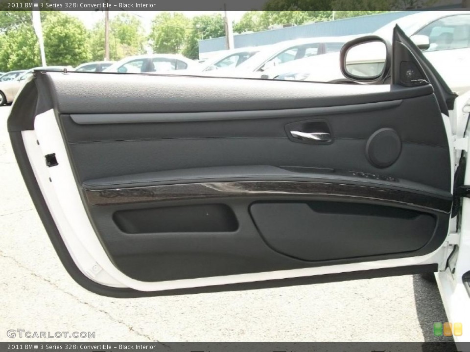 Black Interior Door Panel for the 2011 BMW 3 Series 328i Convertible #49548263