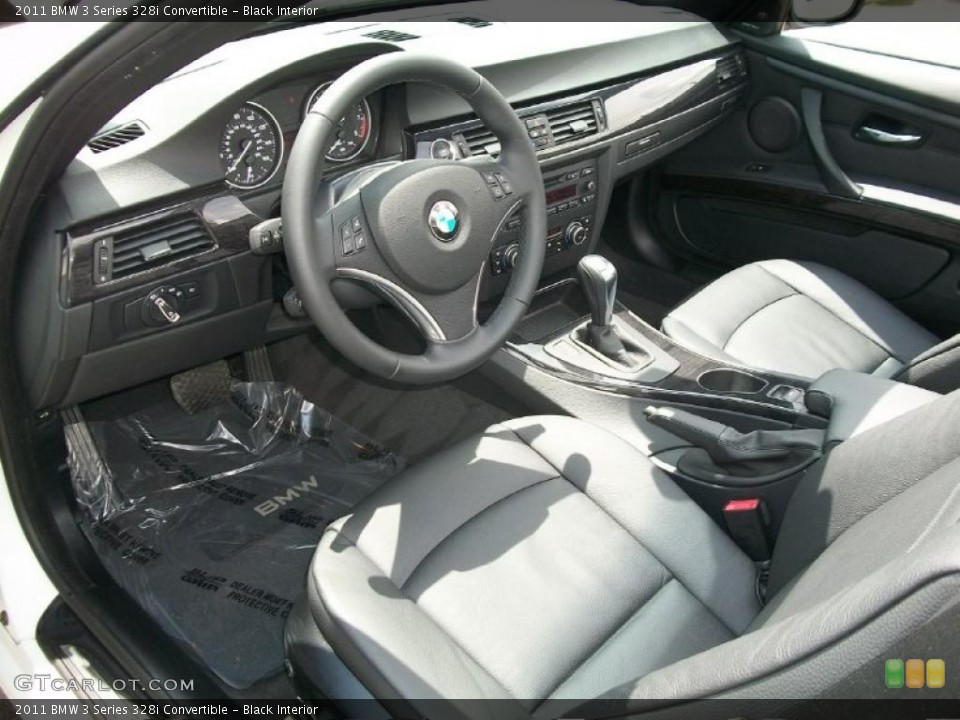 Black Interior Prime Interior for the 2011 BMW 3 Series 328i Convertible #49548272