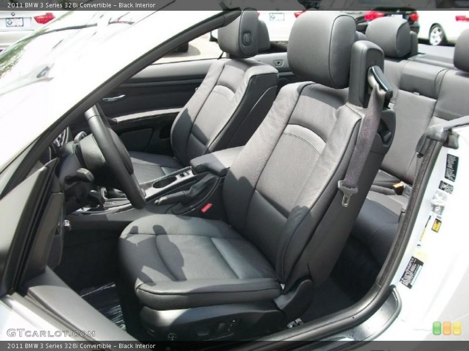 Black Interior Photo for the 2011 BMW 3 Series 328i Convertible #49548296