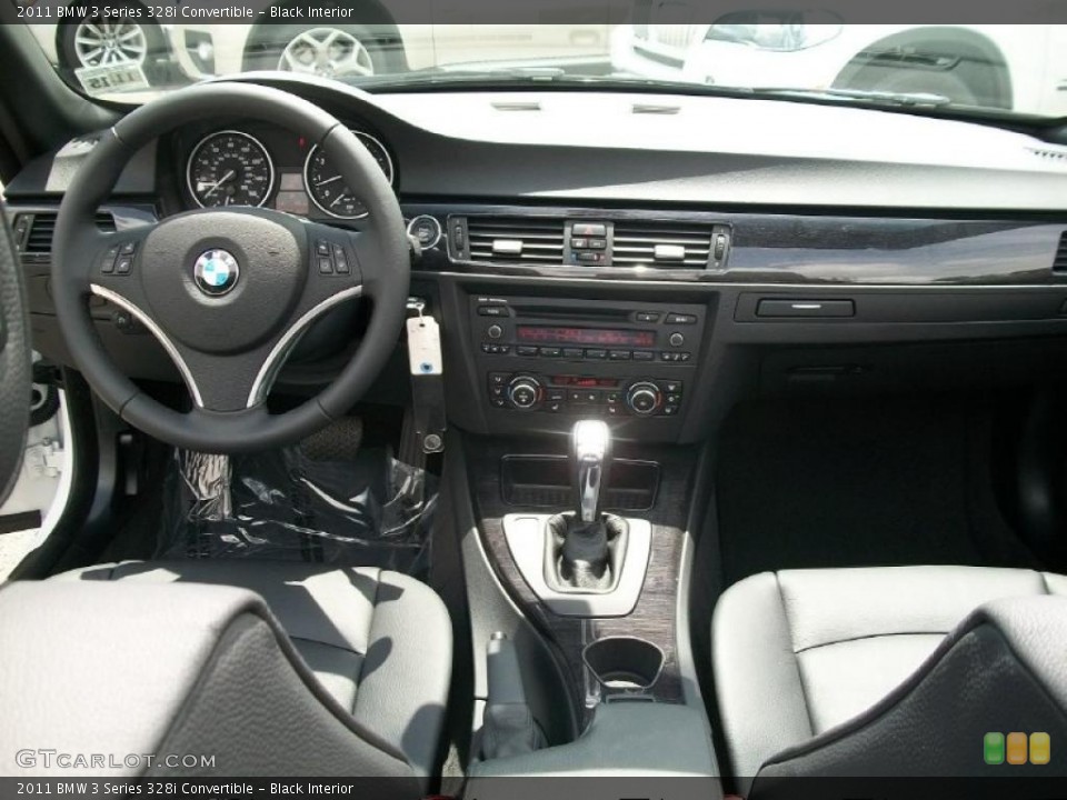Black Interior Dashboard for the 2011 BMW 3 Series 328i Convertible #49548311