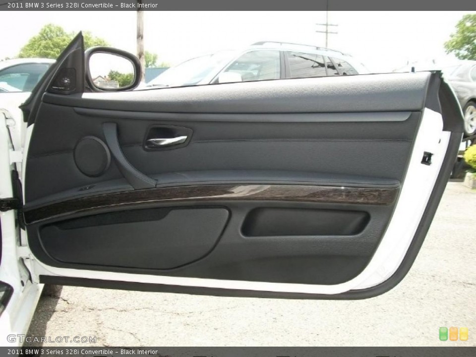 Black Interior Door Panel for the 2011 BMW 3 Series 328i Convertible #49548548