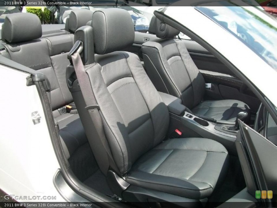 Black Interior Photo for the 2011 BMW 3 Series 328i Convertible #49548566