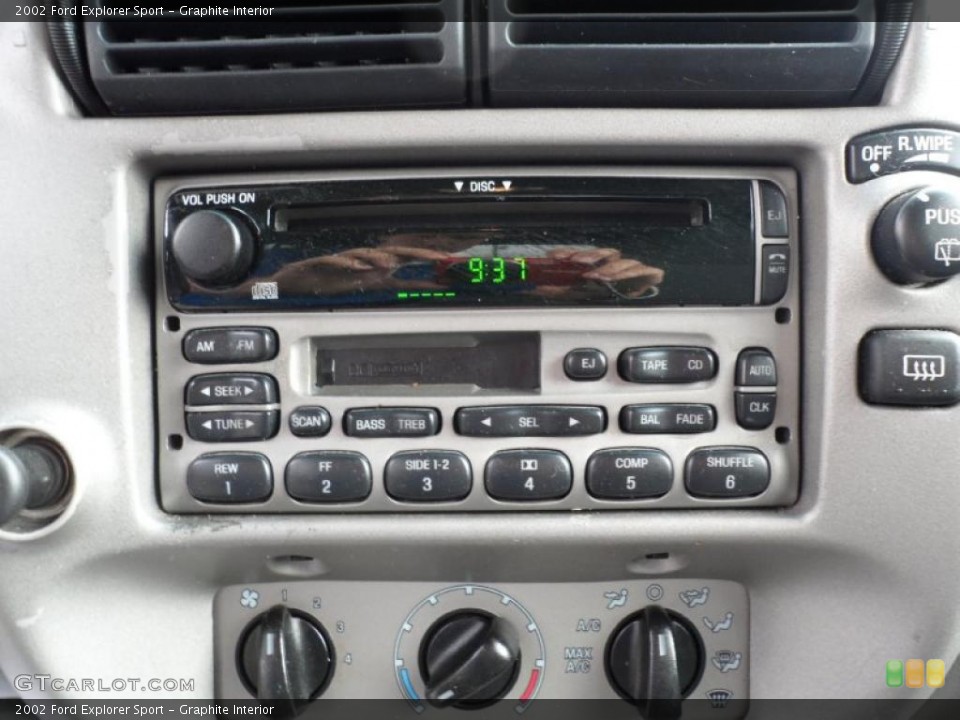 Graphite Interior Controls for the 2002 Ford Explorer Sport #49549130