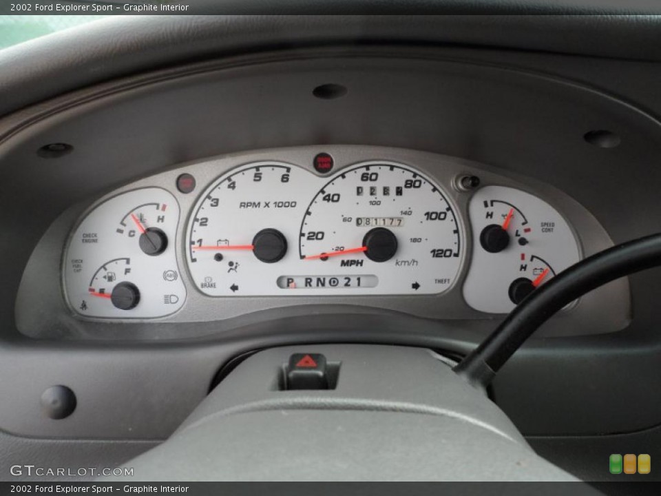 Graphite Interior Gauges for the 2002 Ford Explorer Sport #49549151
