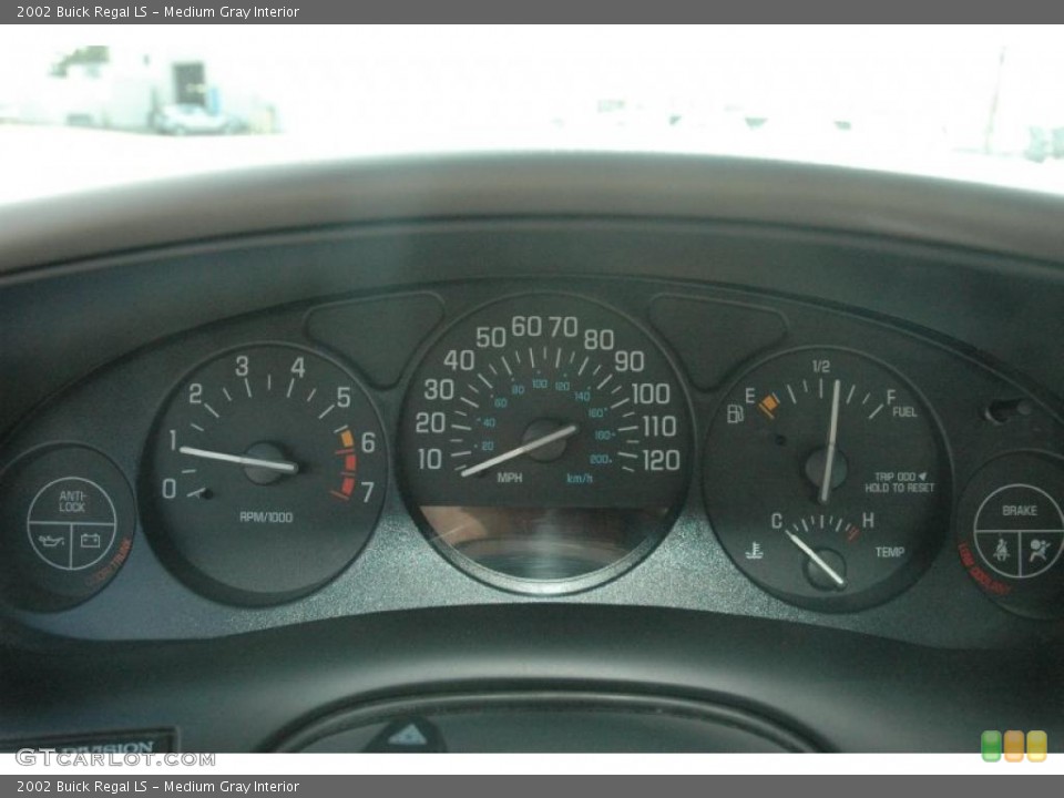 Medium Gray Interior Gauges for the 2002 Buick Regal LS #49550798