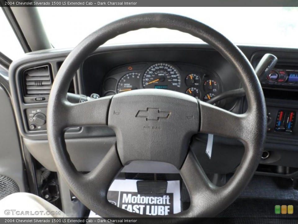 Dark Charcoal Interior Steering Wheel for the 2004 Chevrolet Silverado 1500 LS Extended Cab #49551098