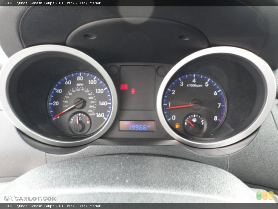 Black Interior Gauges for the 2010 Hyundai Genesis Coupe 2.0T Track #49551962