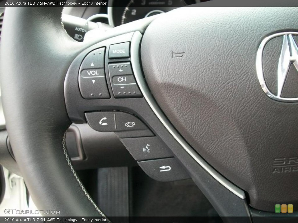 Ebony Interior Controls for the 2010 Acura TL 3.7 SH-AWD Technology #49553078