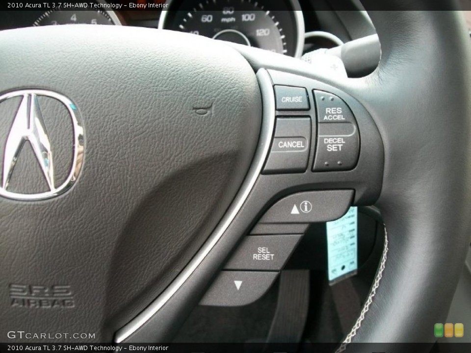 Ebony Interior Controls for the 2010 Acura TL 3.7 SH-AWD Technology #49553081