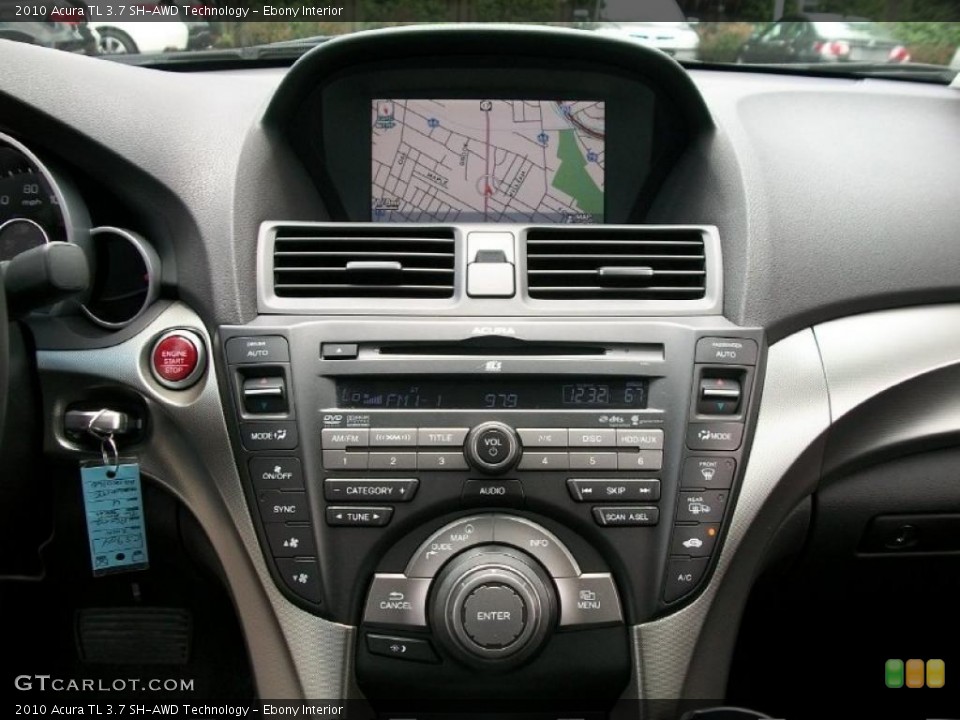 Ebony Interior Controls for the 2010 Acura TL 3.7 SH-AWD Technology #49553105