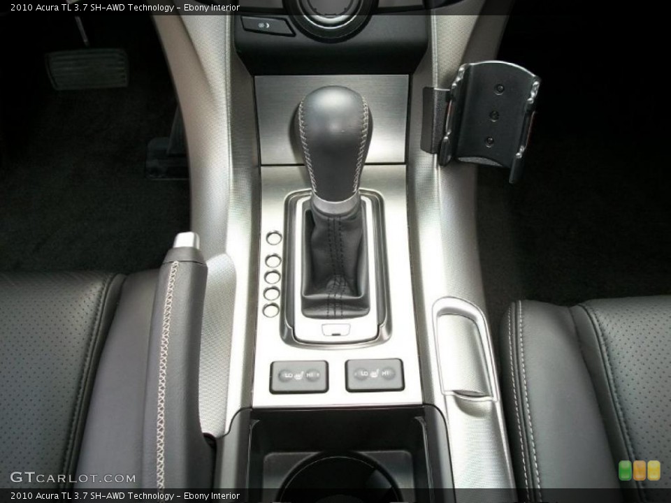 Ebony Interior Transmission for the 2010 Acura TL 3.7 SH-AWD Technology #49553123