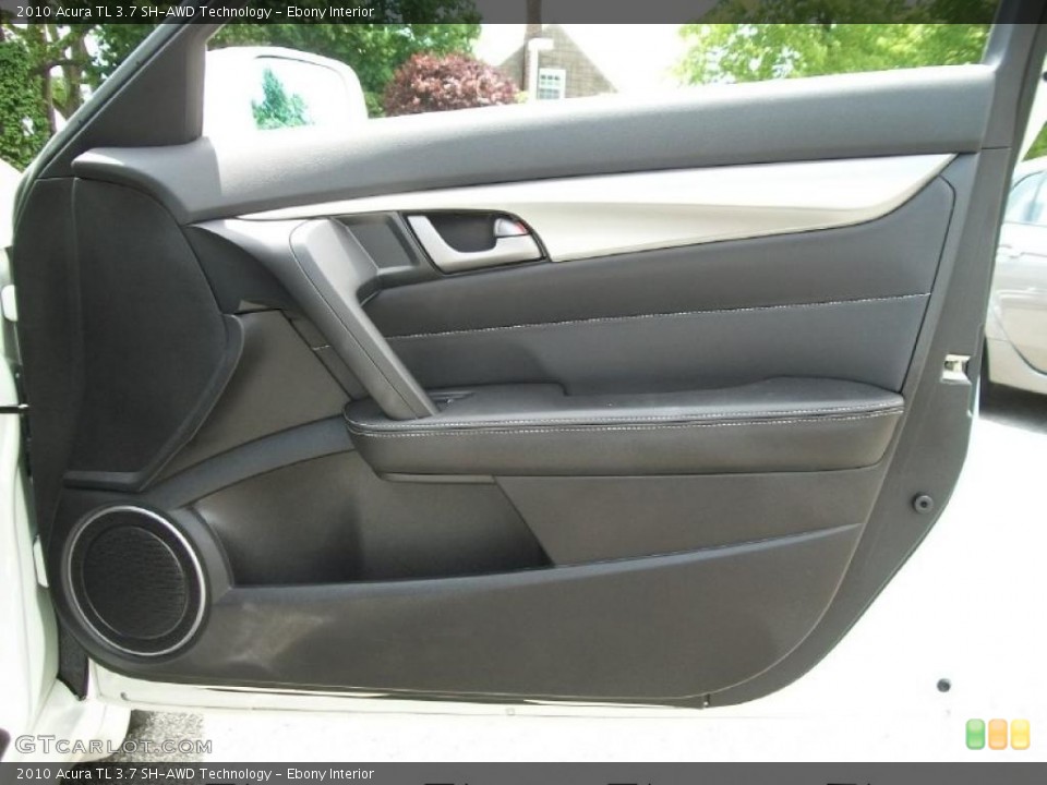 Ebony Interior Door Panel for the 2010 Acura TL 3.7 SH-AWD Technology #49553144