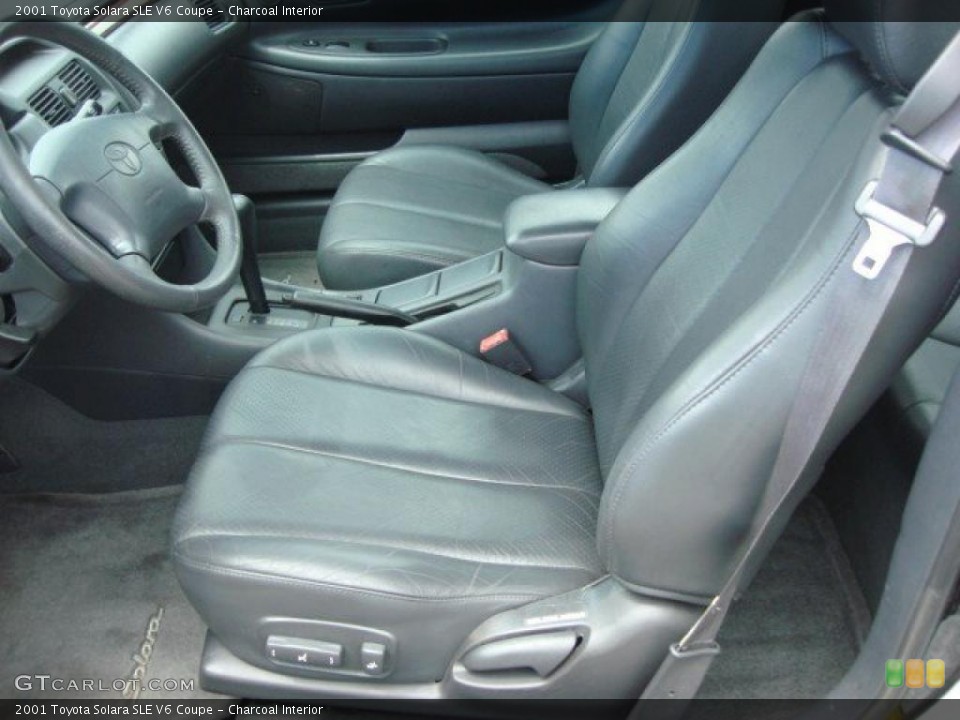 Charcoal Interior Photo for the 2001 Toyota Solara SLE V6 Coupe #49555562