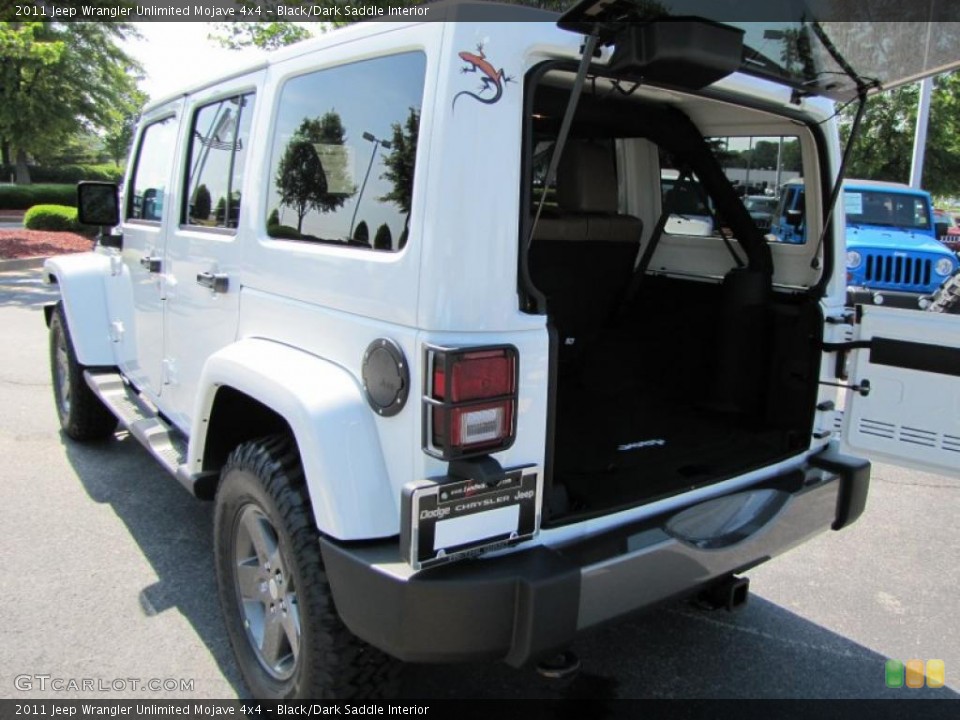 Black/Dark Saddle Interior Trunk for the 2011 Jeep Wrangler Unlimited Mojave 4x4 #49556288
