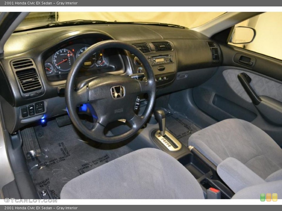 Gray Interior Photo for the 2001 Honda Civic EX Sedan #49558868