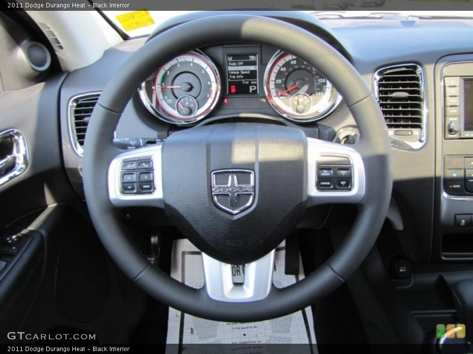 Black Interior Steering Wheel for the 2011 Dodge Durango Heat #49559765