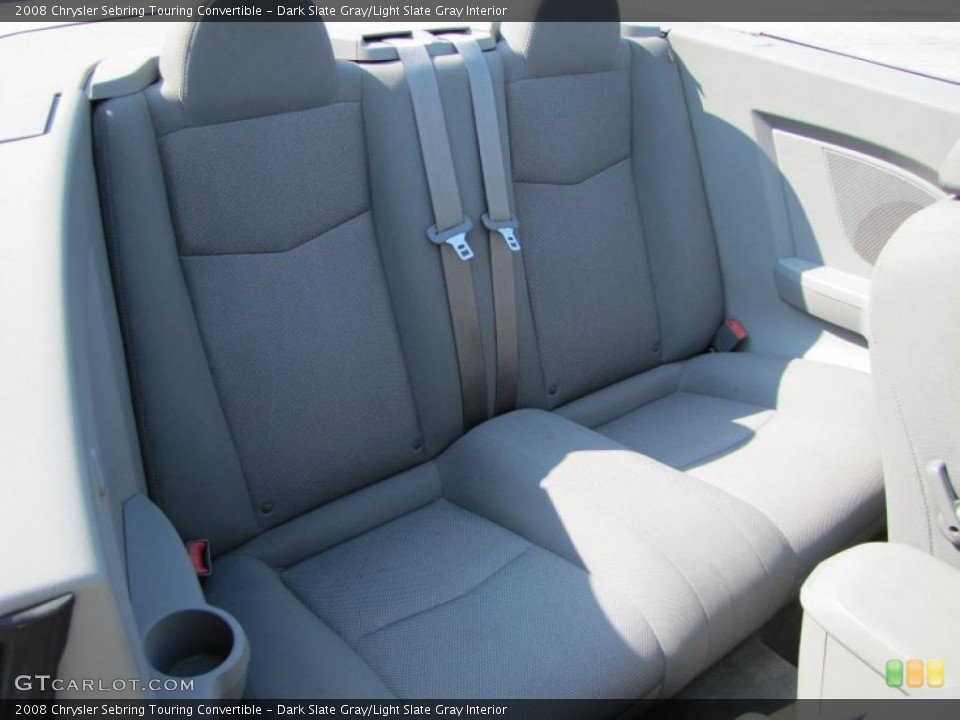 Dark Slate Gray/Light Slate Gray Interior Photo for the 2008 Chrysler Sebring Touring Convertible #49561013