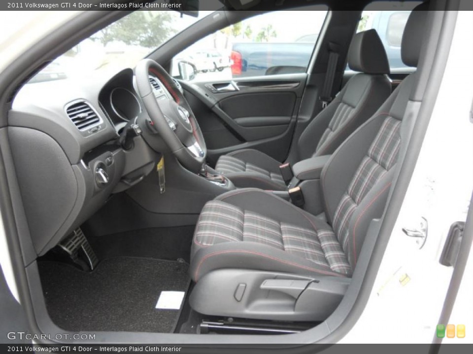 Interlagos Plaid Cloth Interior Photo for the 2011 Volkswagen GTI 4 Door #49561496