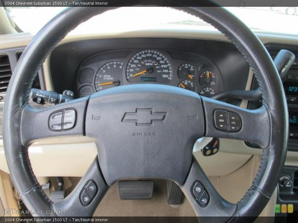 Tan/Neutral Interior Steering Wheel for the 2004 Chevrolet Suburban 1500 LT #49561682
