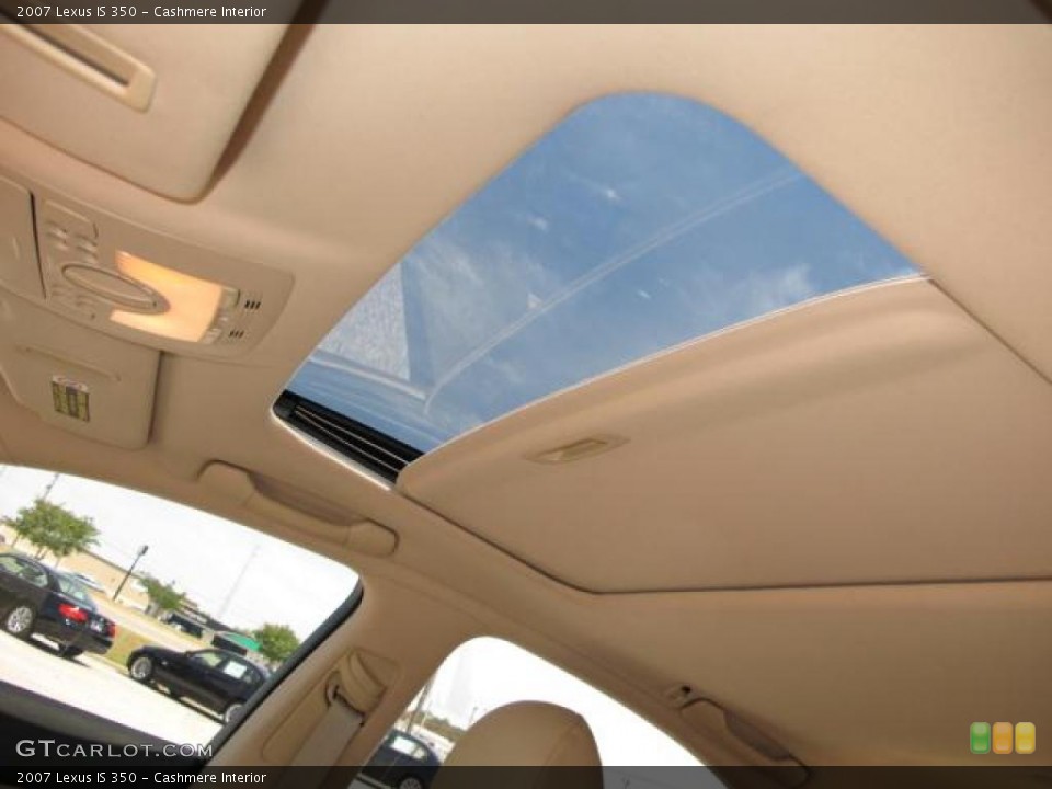 Cashmere Interior Sunroof for the 2007 Lexus IS 350 #49561991