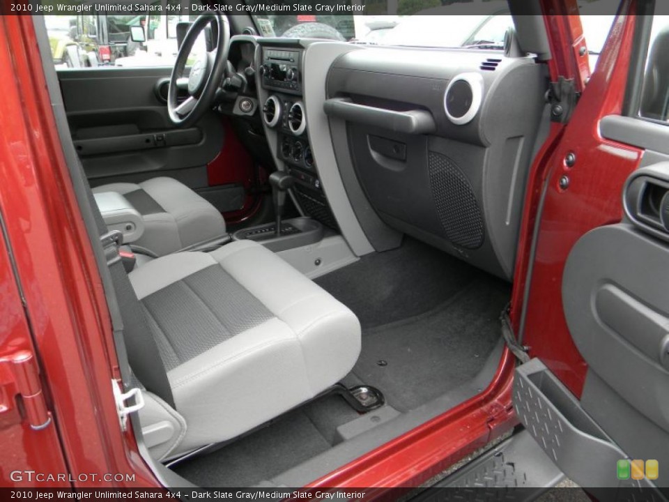 Dark Slate Gray/Medium Slate Gray Interior Photo for the 2010 Jeep Wrangler Unlimited Sahara 4x4 #49563371