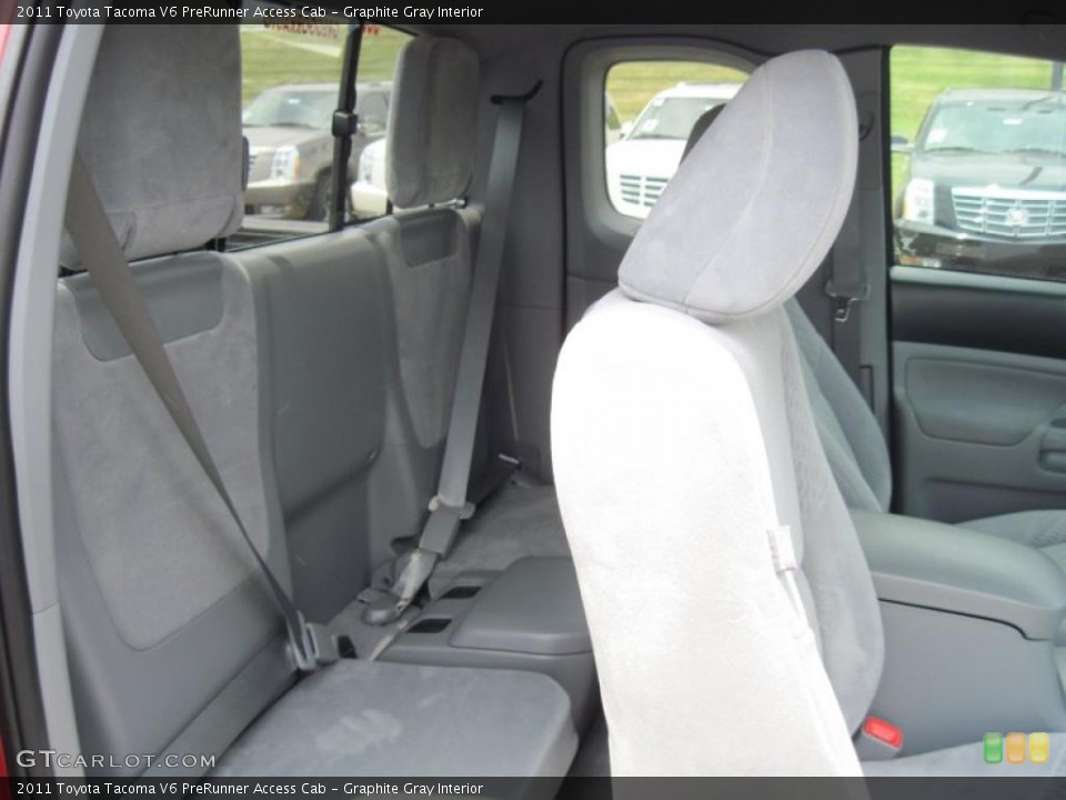 Graphite Gray Interior Photo for the 2011 Toyota Tacoma V6 PreRunner Access Cab #49564380